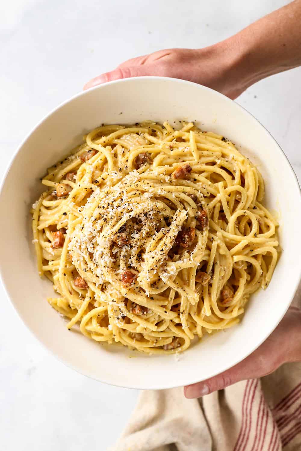Indulgent Carbonara: Unlock the Silky Sauce with Expert Egg Tempering